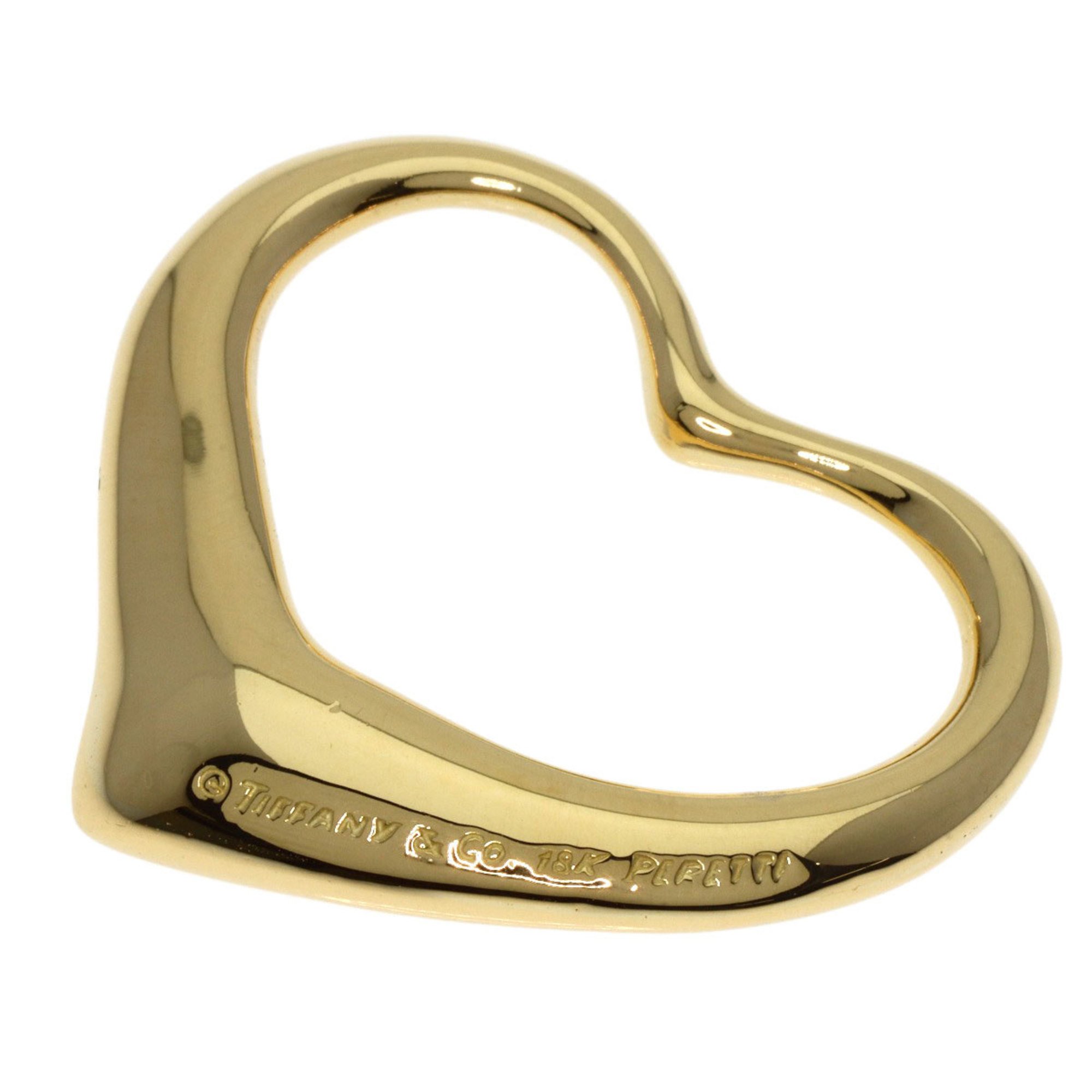 Tiffany Heart Pendant Top K18 Yellow Gold Women's TIFFANY&Co.