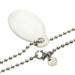 Tiffany Return to Oval Necklace Silver Women's TIFFANY&Co.