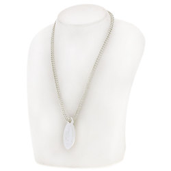 Tiffany Return to Oval Necklace Silver Women's TIFFANY&Co.