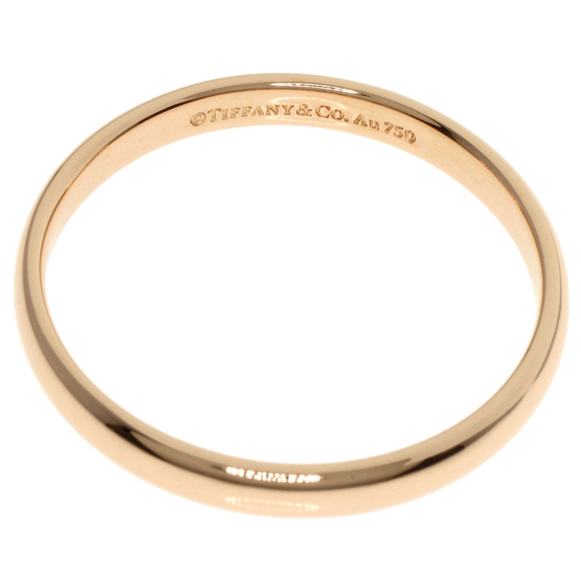 Tiffany Classic Wedding Band Ring, 18K Pink Gold, for Men and Women, TIFFANY&Co.