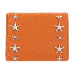 Jimmy Choo Star Motif Bi-fold Wallet Leather Women's