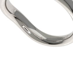 Tiffany & Co. Curved Band Diamond Ring, Platinum PT950, Women's, TIFFANY