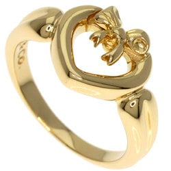 Tiffany Heart Ribbon Ring, 18K Yellow Gold, Women's, TIFFANY&Co.