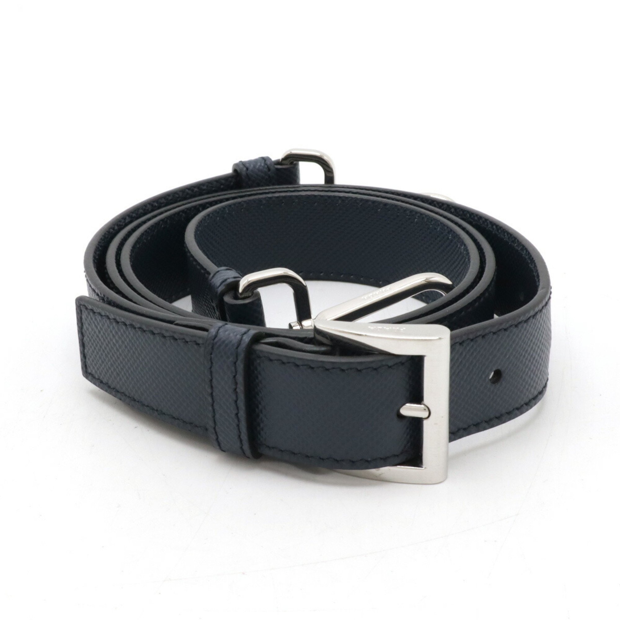 PRADA SAFFIANO shoulder strap, only, Saffiano leather, dark navy