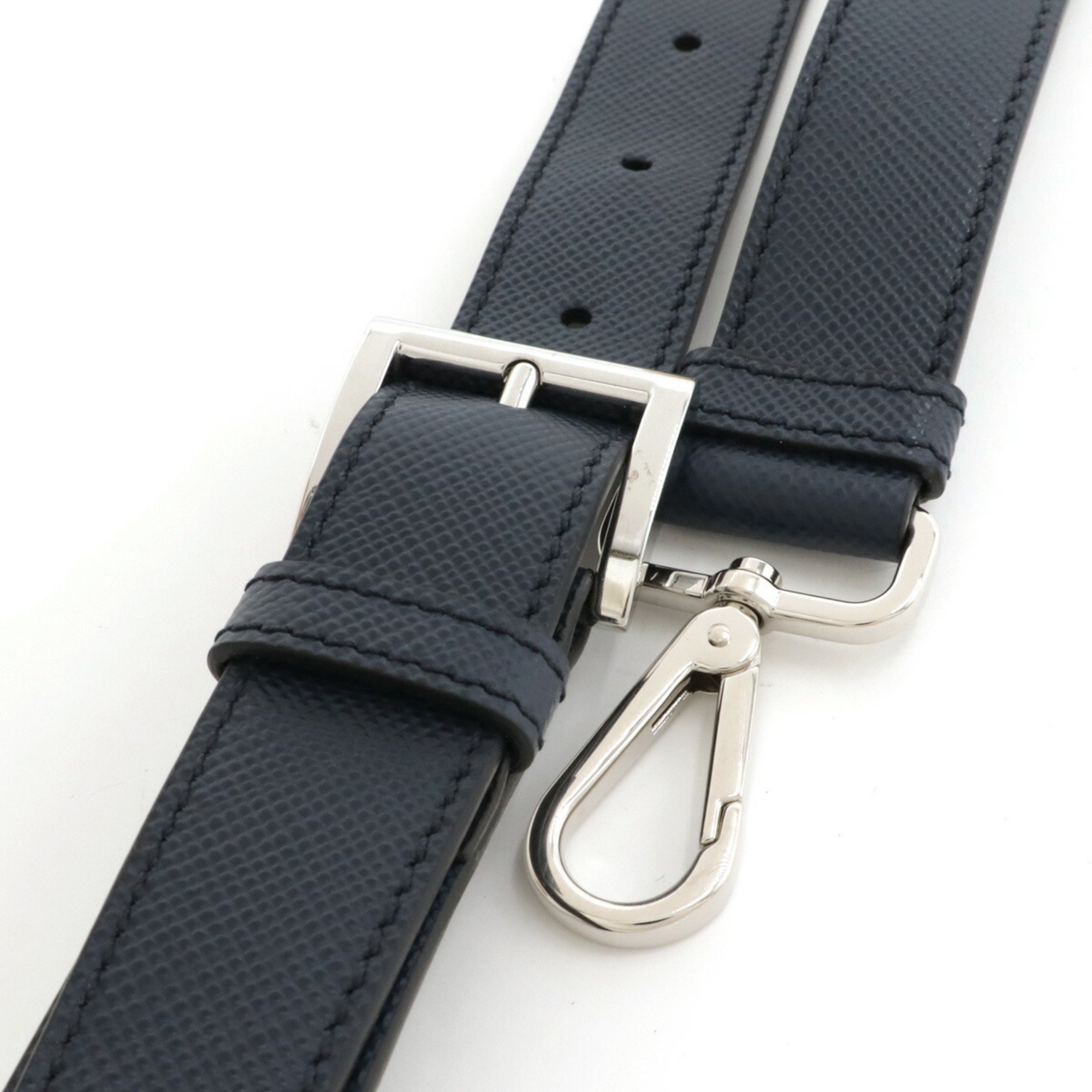 PRADA SAFFIANO shoulder strap, only, Saffiano leather, dark navy