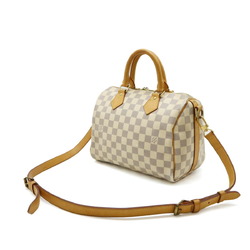 LOUIS VUITTON Damier Azur Speedy Bandouliere 25 Handbag Boston Bag Shoulder N41374