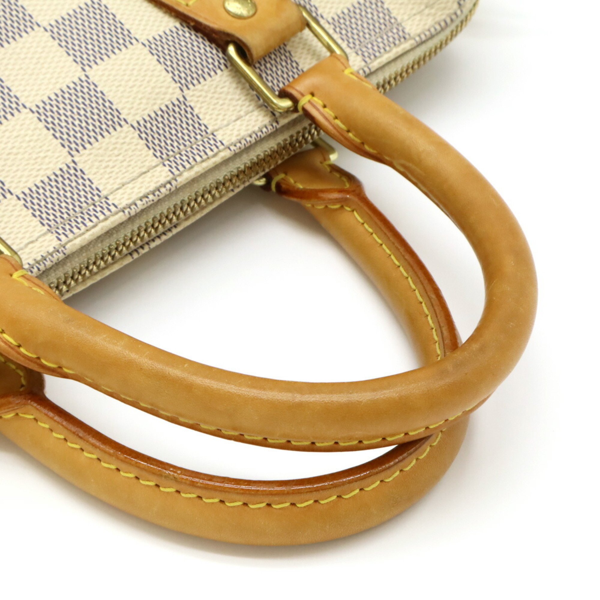 LOUIS VUITTON Damier Azur Speedy Bandouliere 25 Handbag Boston Bag Shoulder N41374