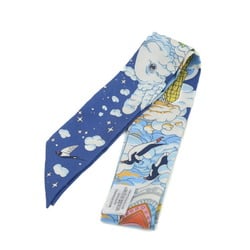 Hermes Twilly My Cloud SUR MON NUAGE Scarf Marine Clair Ciel Multicolor