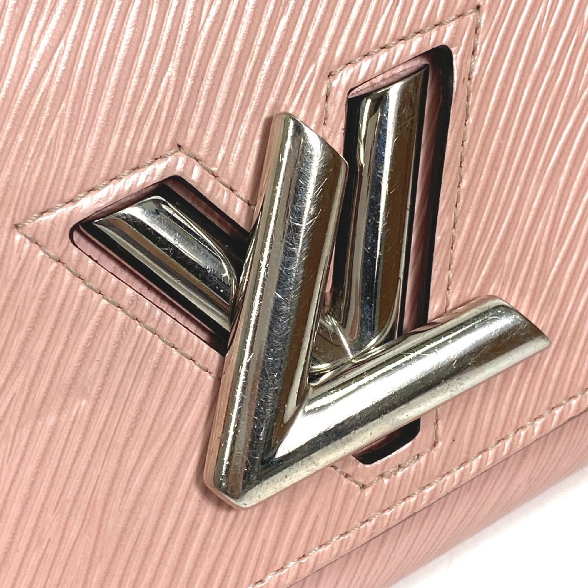 LOUIS VUITTON M61178 Epi Portefeuille Twist Bi-fold Long Wallet Leather Women's Rose Ballerine Pink