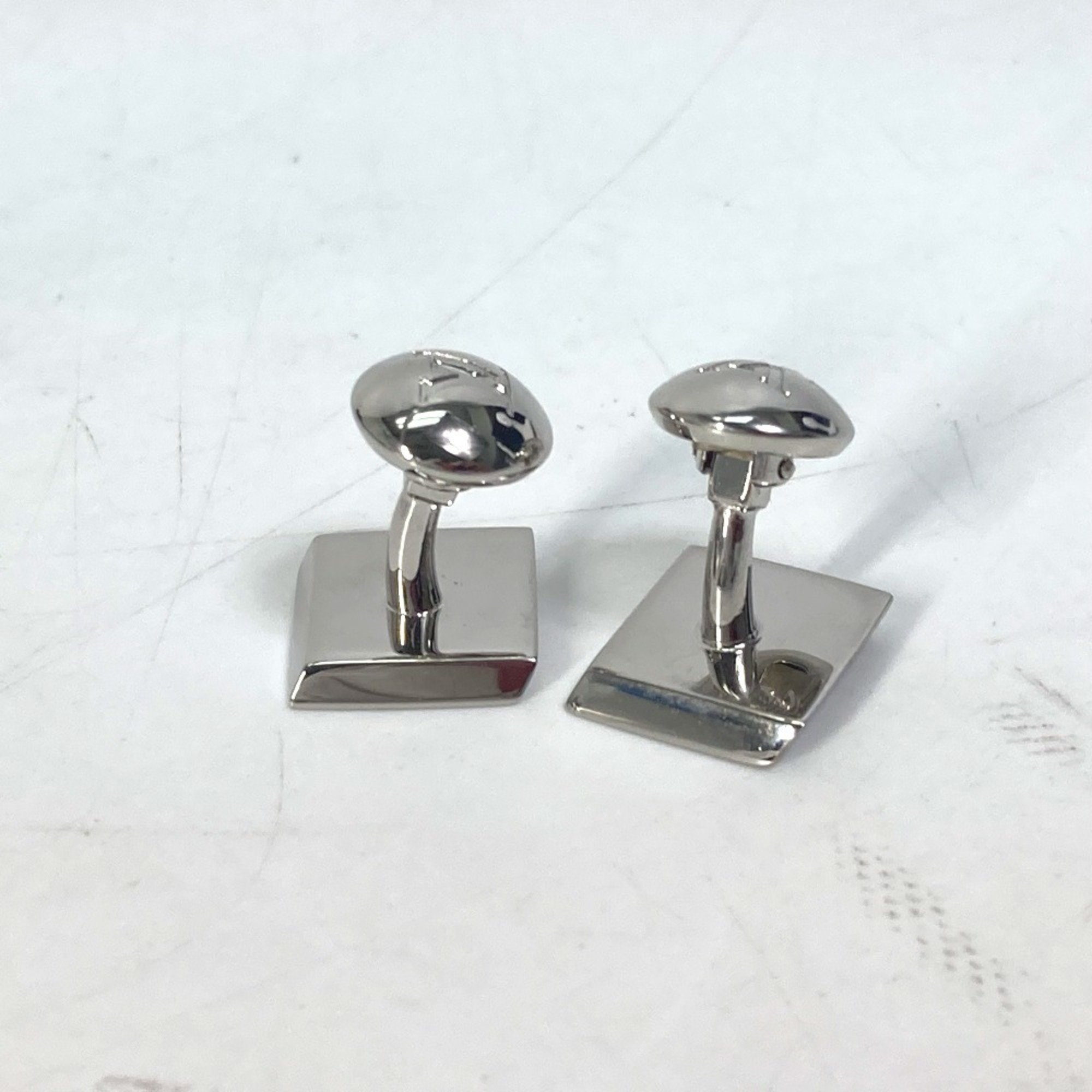 LOUIS VUITTON M61975 Damier Cufflinks, Cuffs, Metal, Men's, Silver