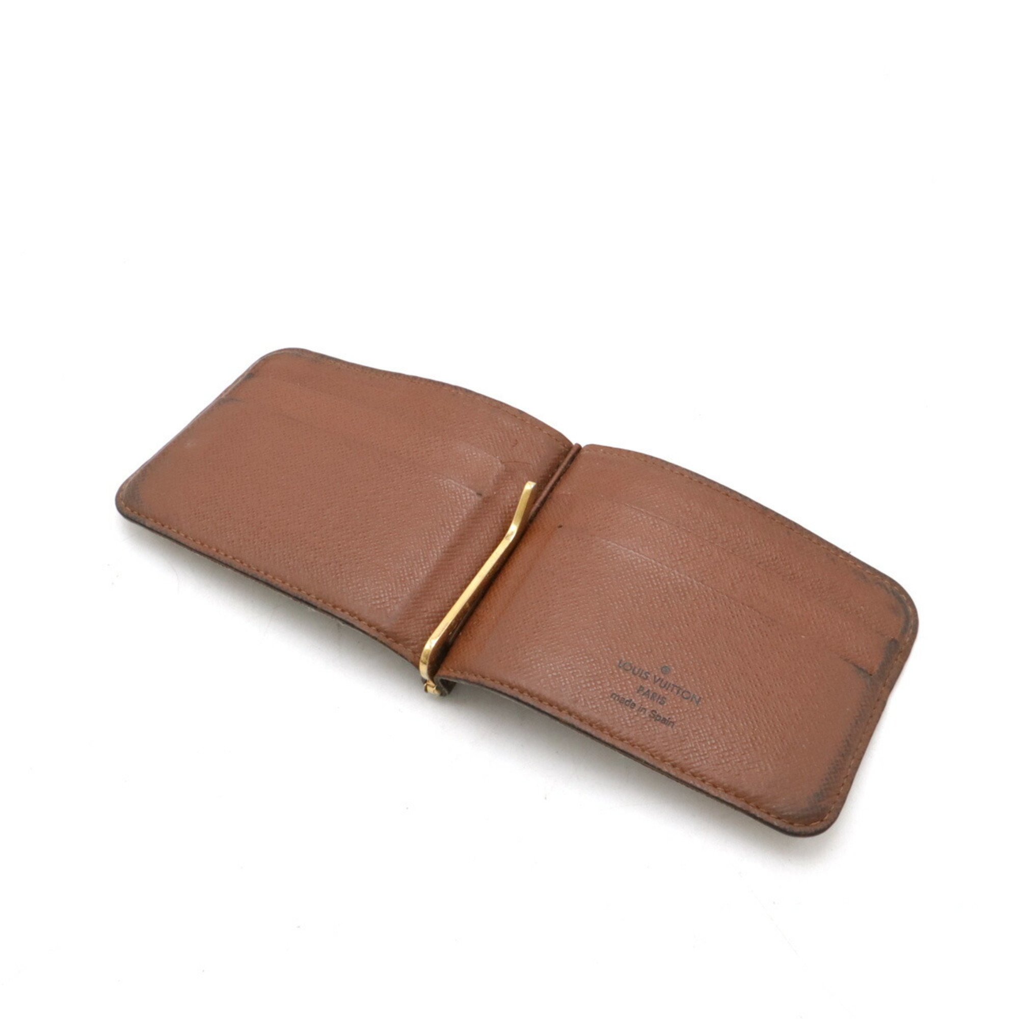 LOUIS VUITTON Louis Vuitton Monogram Portefeuille Pans Bi-fold Wallet with Money Clip M66543