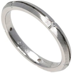 Tiffany & Co. Streamer Narrow 5P Diamond Ring, 18K White Gold, Women's, TIFFANY