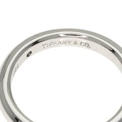 Tiffany Stacking Band 1P Diamond Ring, Platinum PT950, Women's, TIFFANY&Co.