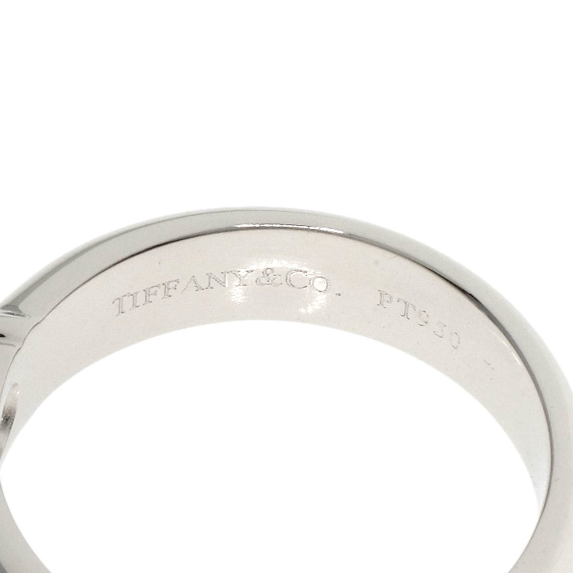 Tiffany & Co. Dots Solitaire Diamond Ring, Platinum PT950, Women's, TIFFANY