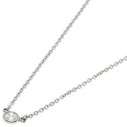 Tiffany & Co. By the Yard Diamond Necklace Platinum PT950 Women's TIFFANY