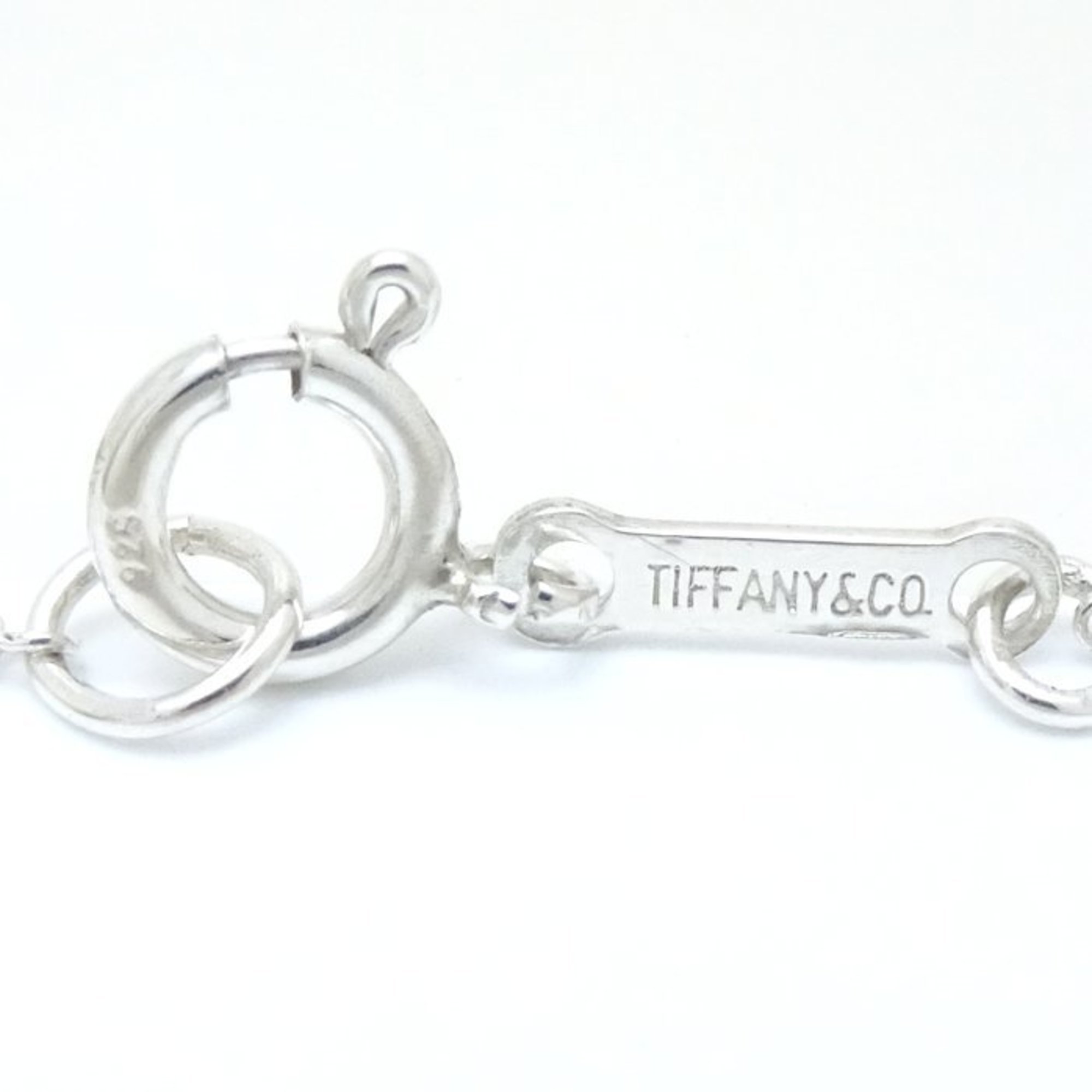 TIFFANY&Co. Tiffany Heart Necklace 14mm Elsa Peretti Silver 925 292418