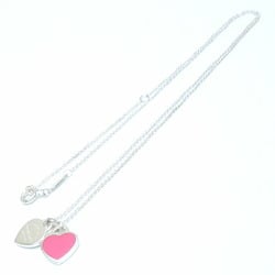 TIFFANY&Co. Tiffany Return to Double Heart Necklace Pink Silver 925 292411