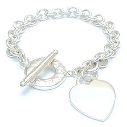 TIFFANY&Co. Tiffany Heart Toggle Bracelet, Silver 925, 292420