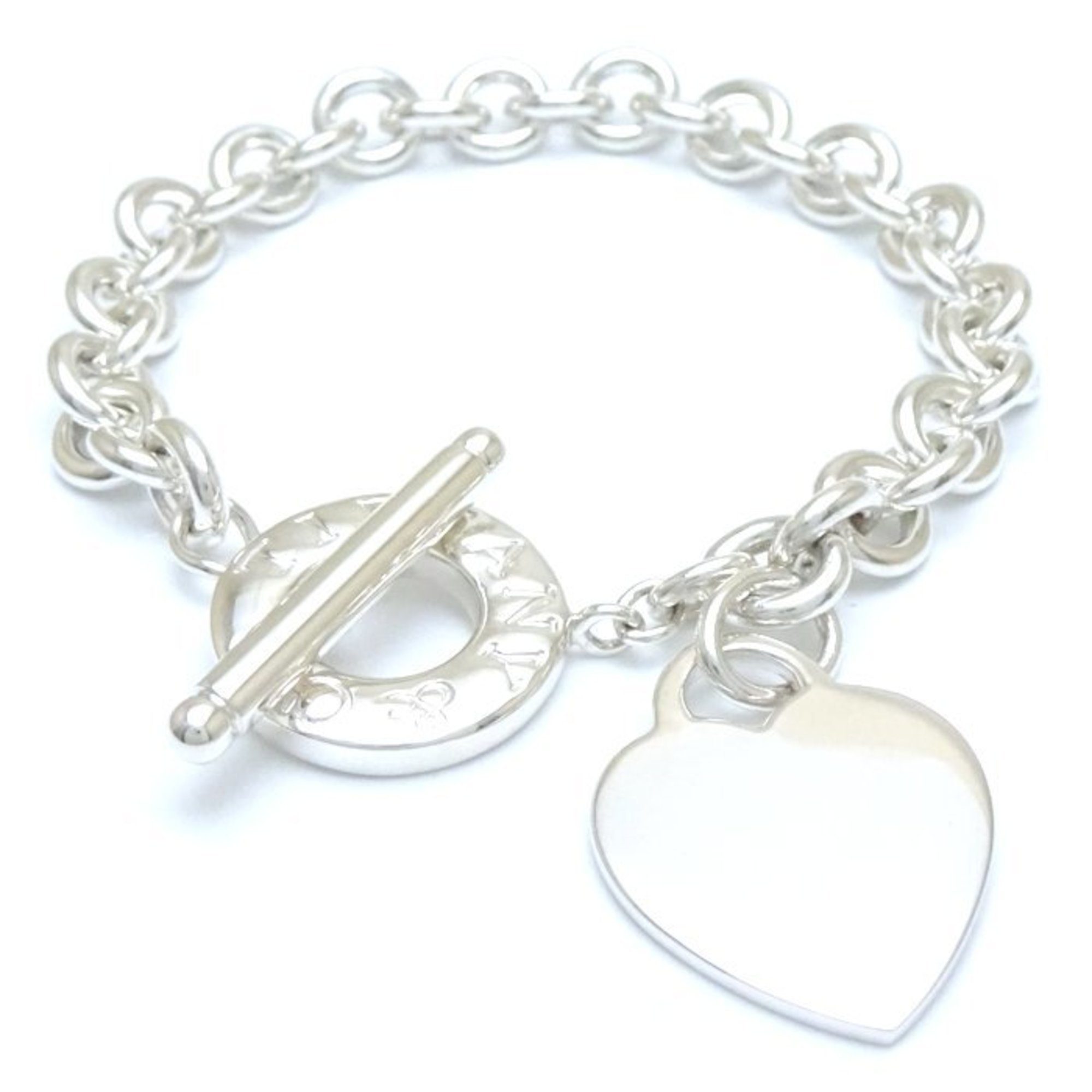 TIFFANY&Co. Tiffany Heart Toggle Bracelet, Silver 925, 292420