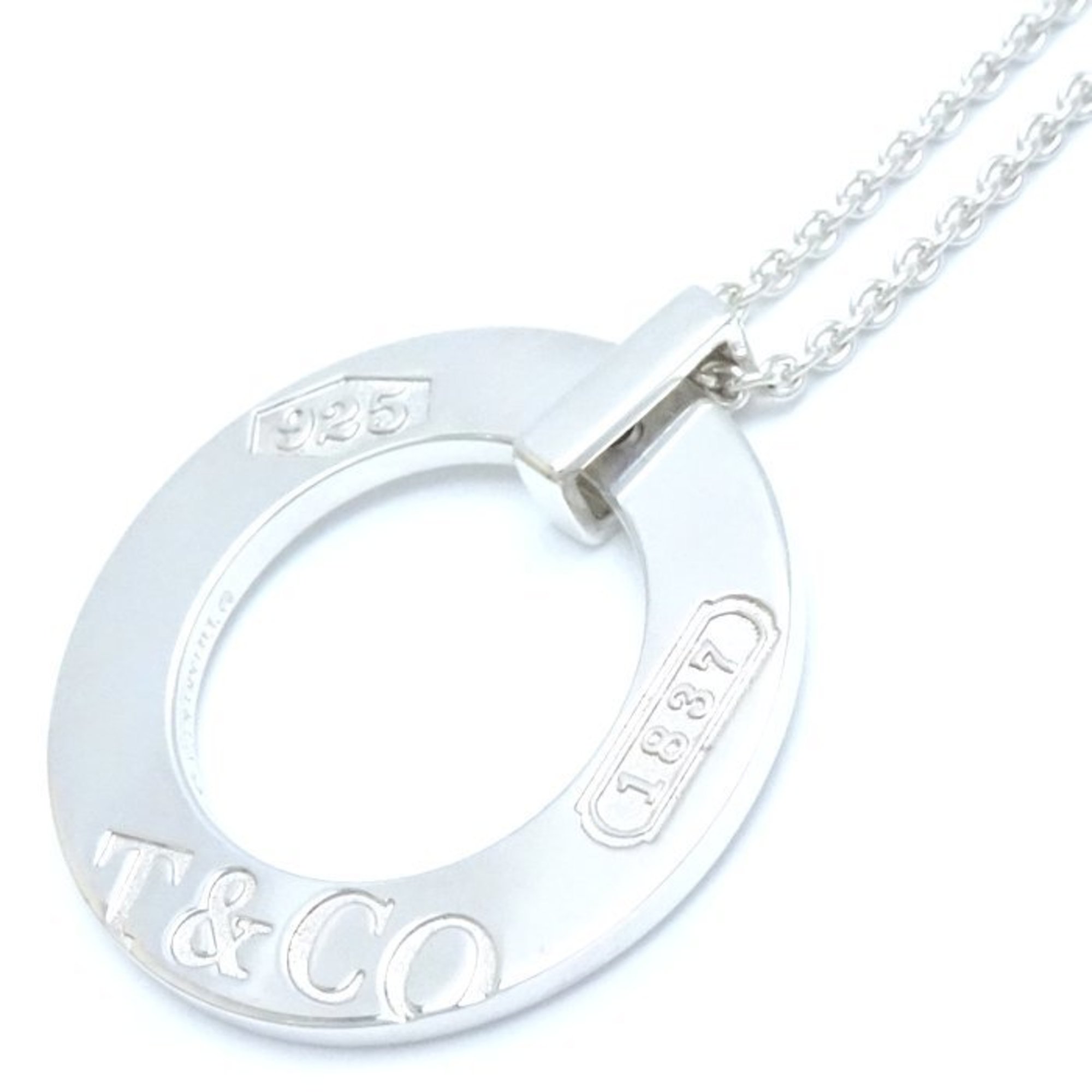 TIFFANY&Co. Tiffany Atlas Circle Necklace, Silver 925, 292415