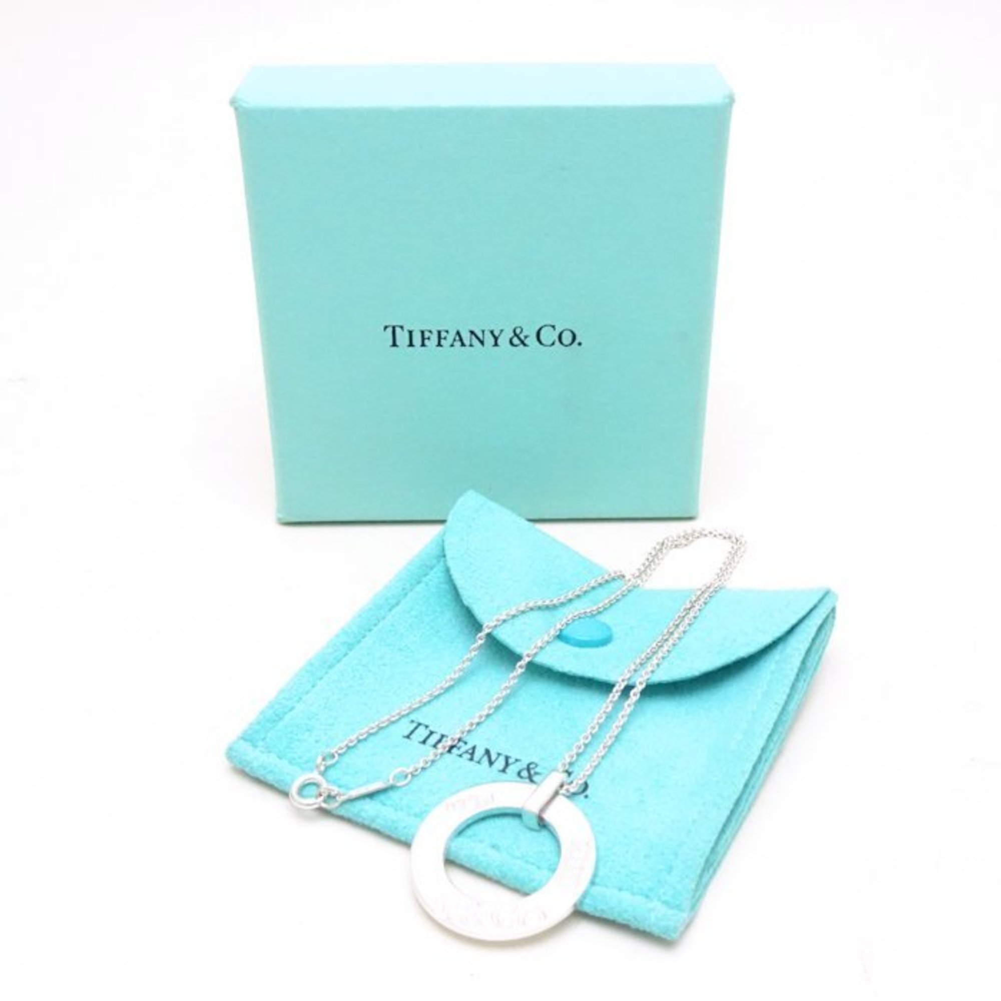 TIFFANY&Co. Tiffany Atlas Circle Necklace, Silver 925, 292415