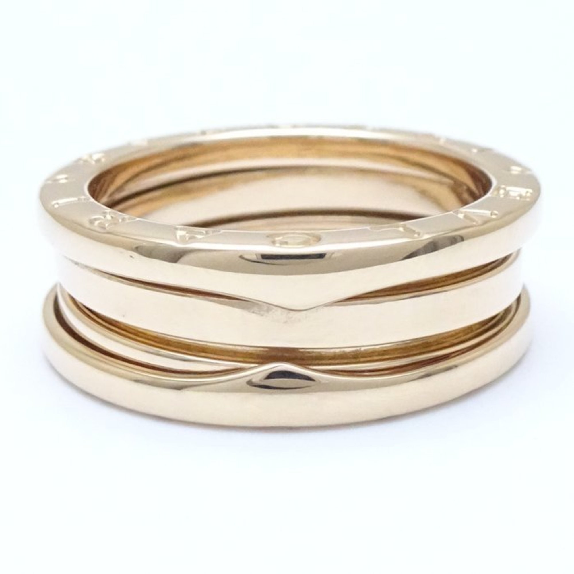 BVLGARI B.zero1 Ring 3 Bands S #56 K18YG Yellow Gold 292439