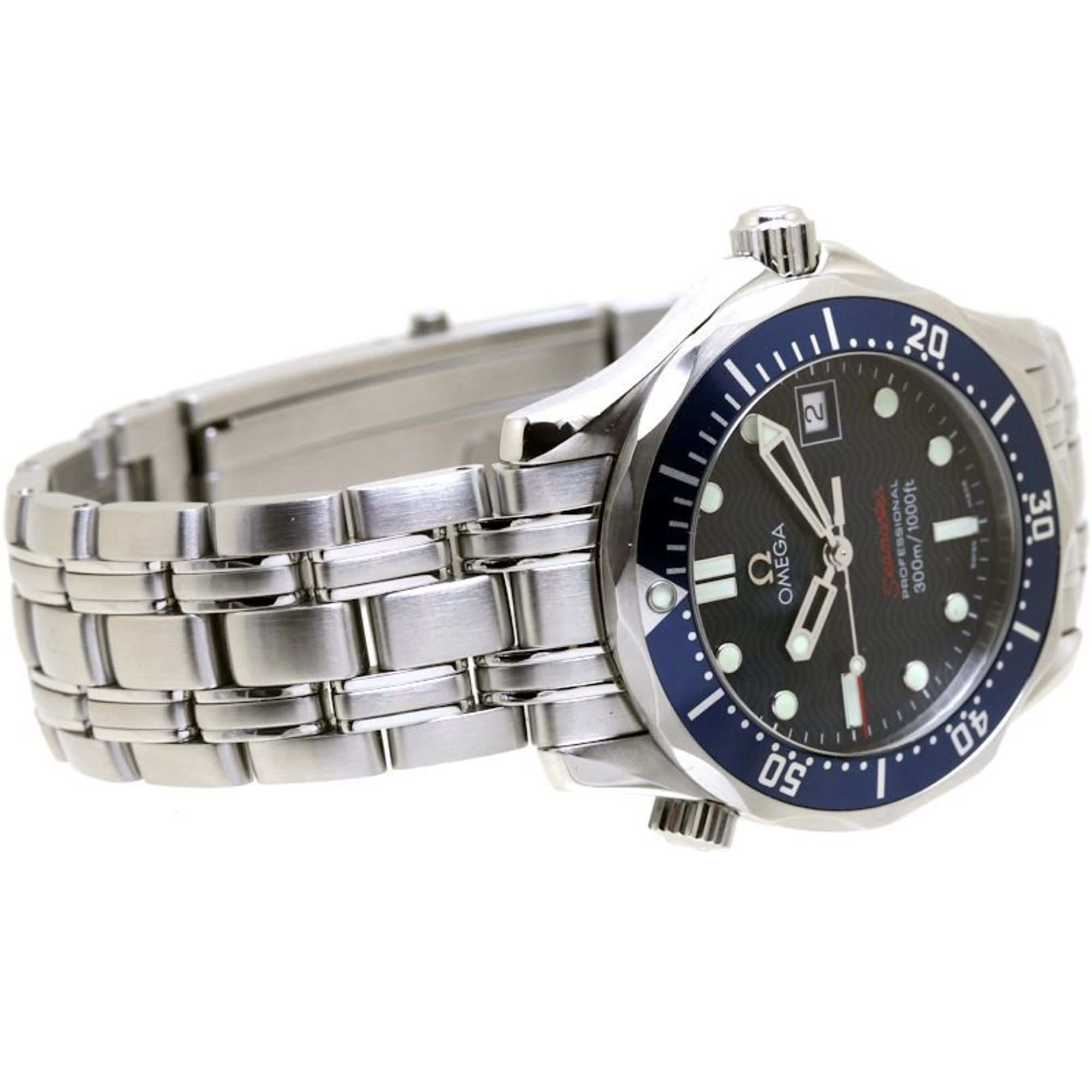 OMEGA Omega Seamaster 300m Boys 2223.80.00 Polished Battery Replacement Stainless Steel 39587 Wristwatch