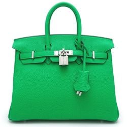 HERMES Hermes Birkin 25 Handbag W engraved 2024 Togo Bamboo 351642 ☆