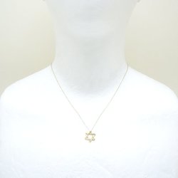 TIFFANY&Co. Tiffany Star of David Necklace Elsa Peretti K18YG Yellow Gold 292408