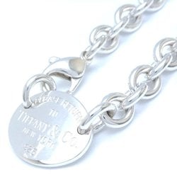 TIFFANY&Co. Tiffany Return to Oval Tag Necklace Silver 925 292409