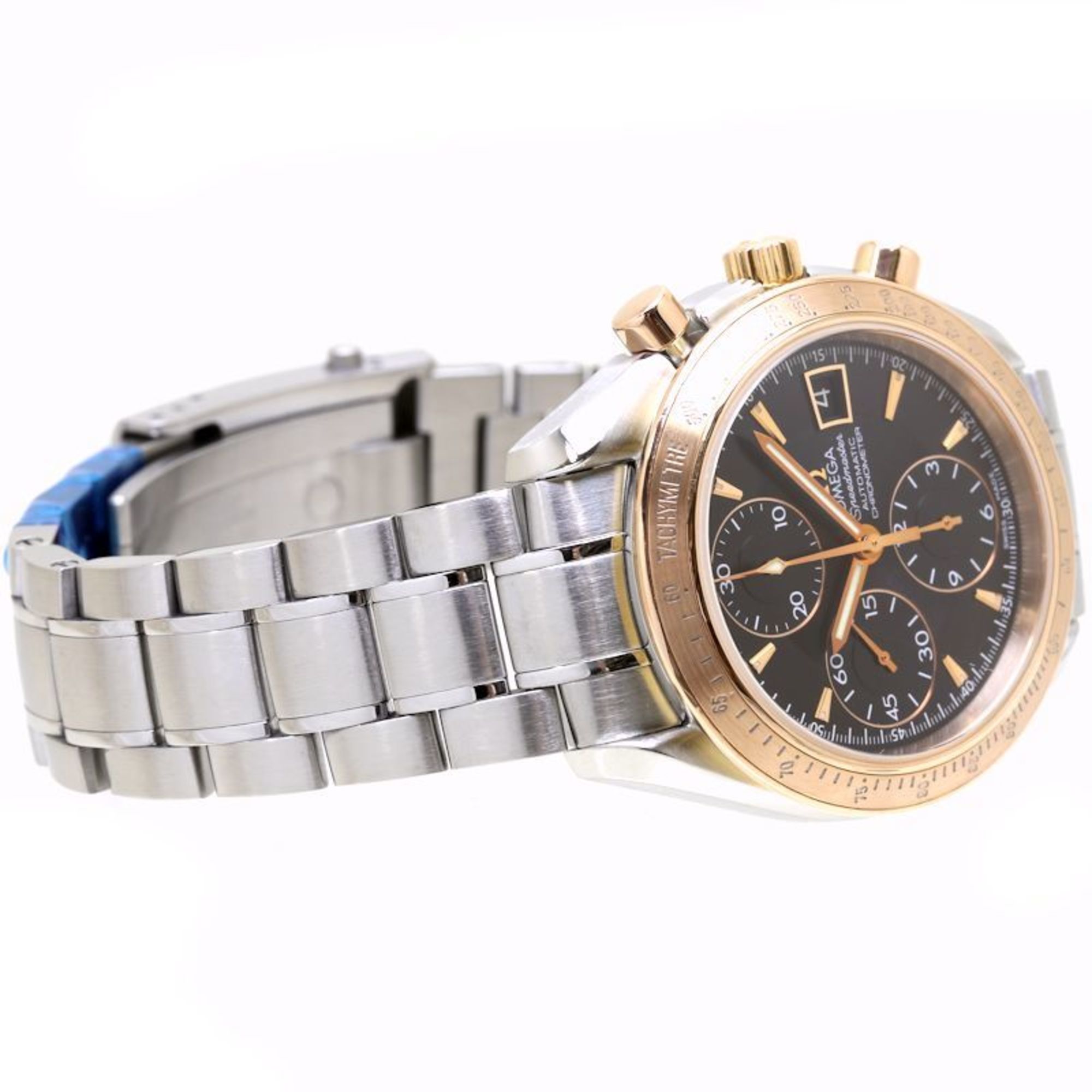 OMEGA Speedmaster Date 323.21.40.40.01.001 K18RG Rose Gold x Stainless Steel Men's 39588 Watch