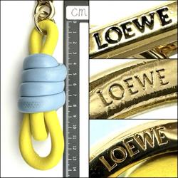 LOEWE Women's Bag Charm Knot Leather Key Ring Holder