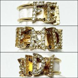 FENDI Women's and Men's Logo Rings