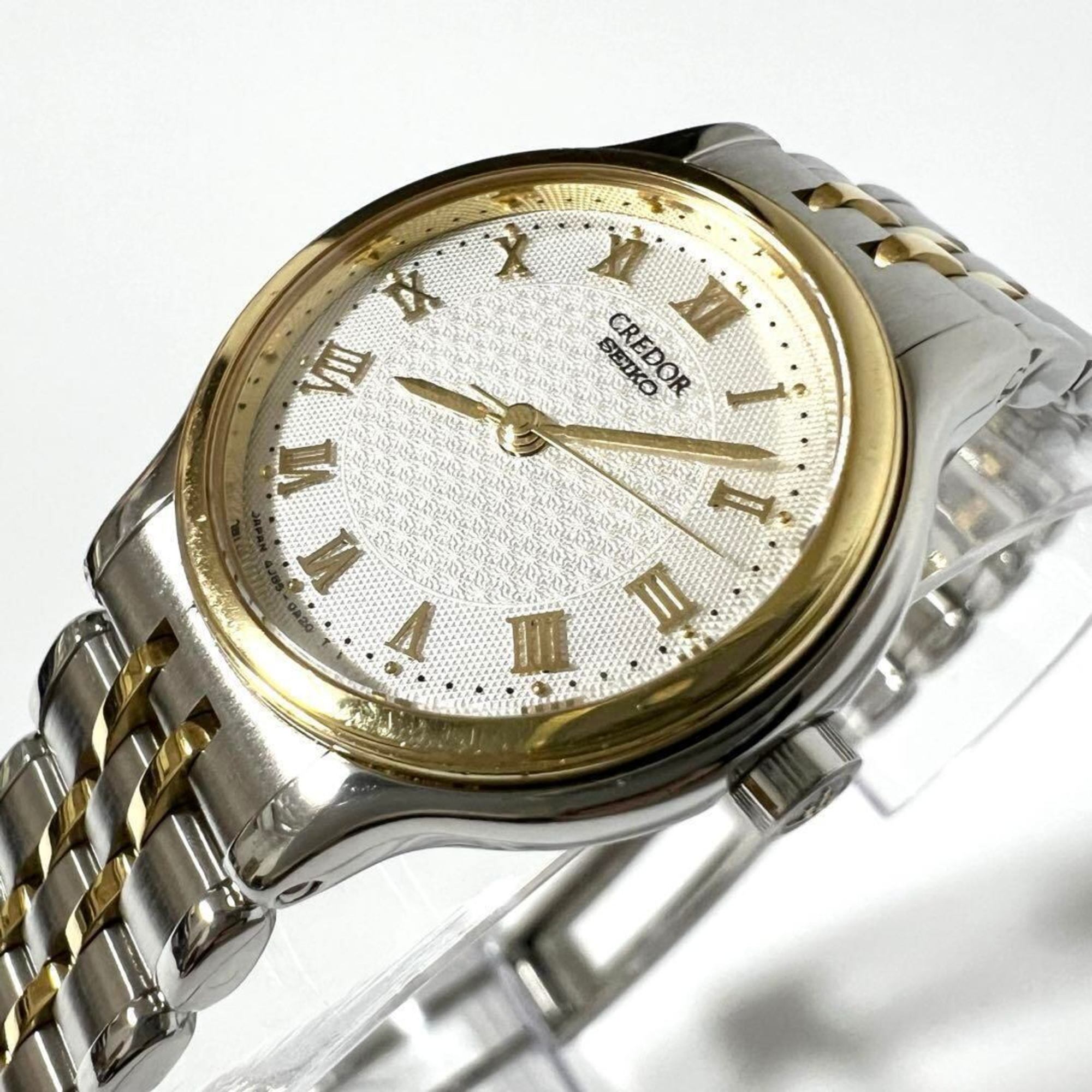 Seiko Credor Ladies Watch Yellow Gold Combination