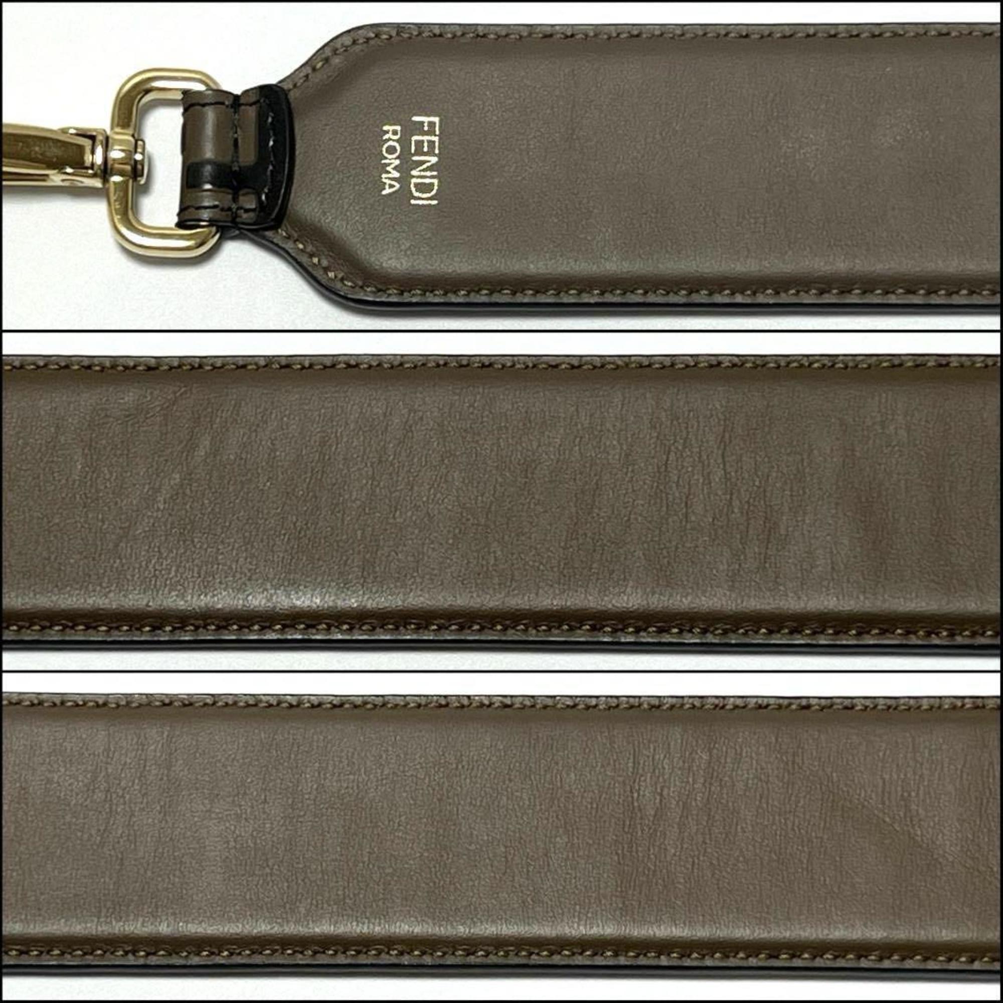 FENDI Women's and Men's Shoulder Strap You Leather