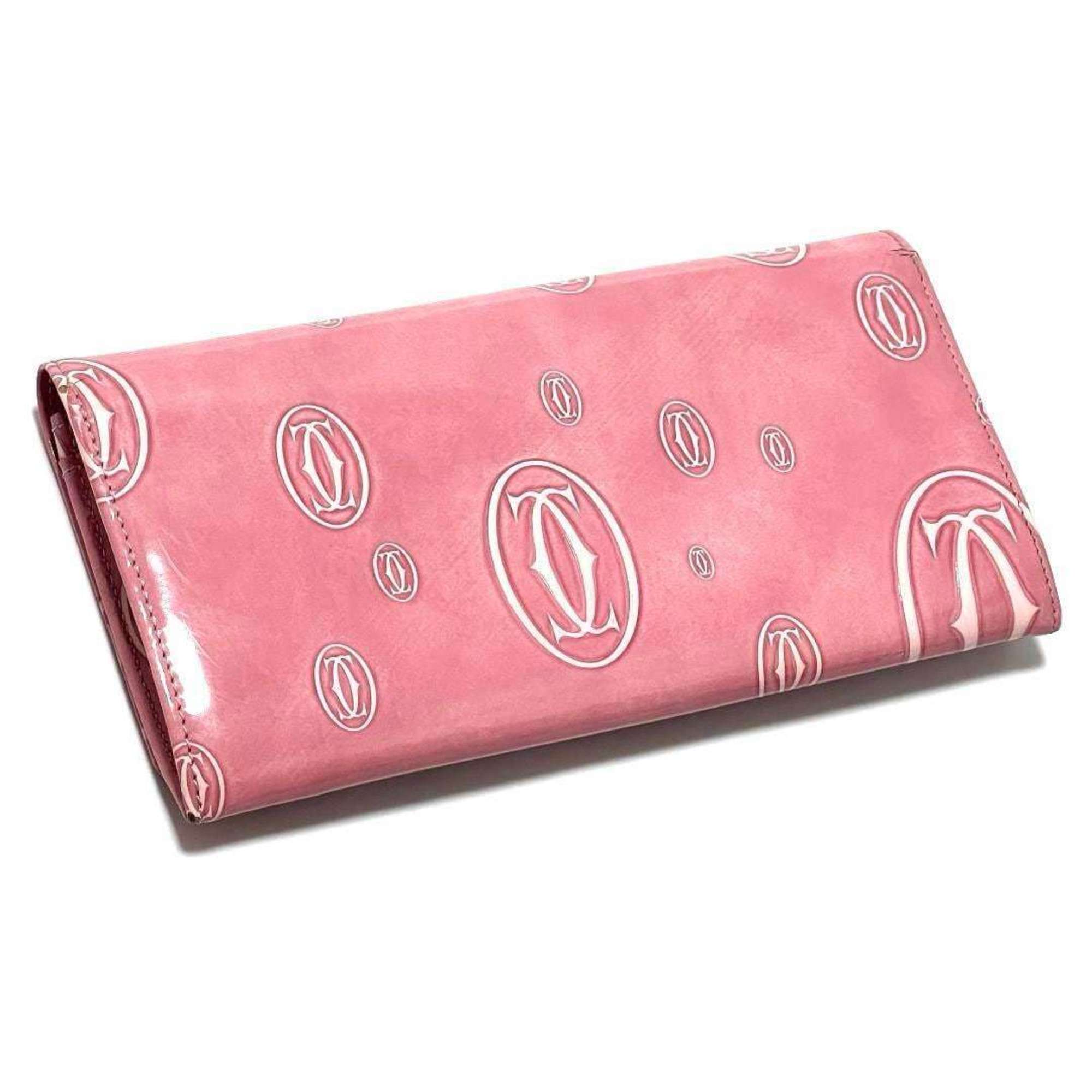 Cartier Women's Wallet Long Happy Birthday Enamel