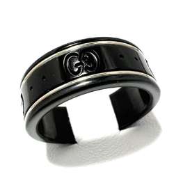 GUCCI Icon Ring for Men and Women, 18K White Gold