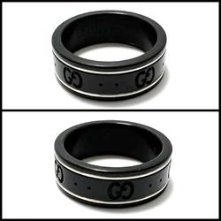 GUCCI Icon Ring for Men and Women, 18K White Gold