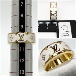 Louis Vuitton LOUIS VUITTON Women's Ring, Nanogram Enamel, Monogram