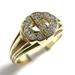 Christian Dior Dior Women's Ring Diamond K18 Yellow Gold