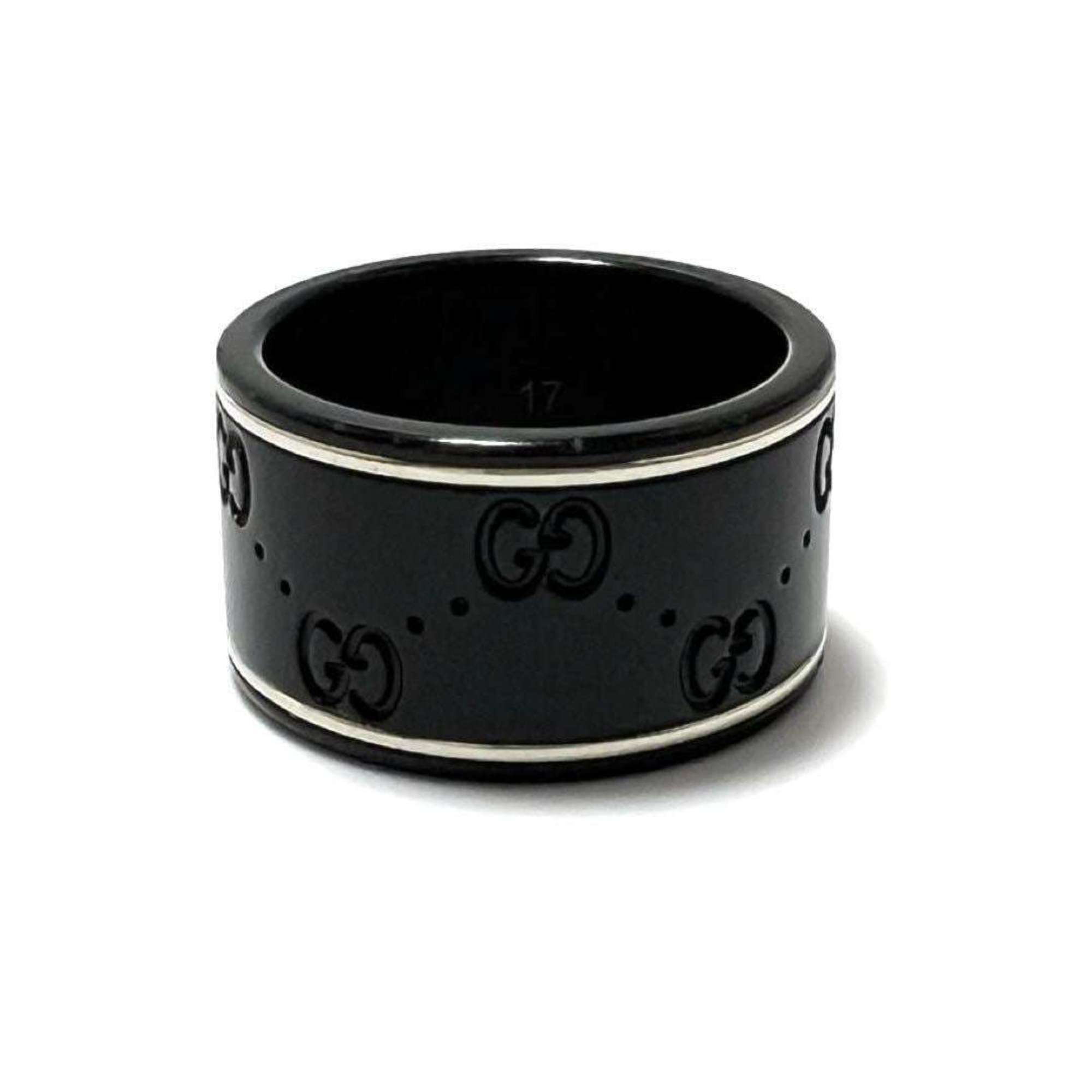 GUCCI Men's Icon Ring, 18K White Gold