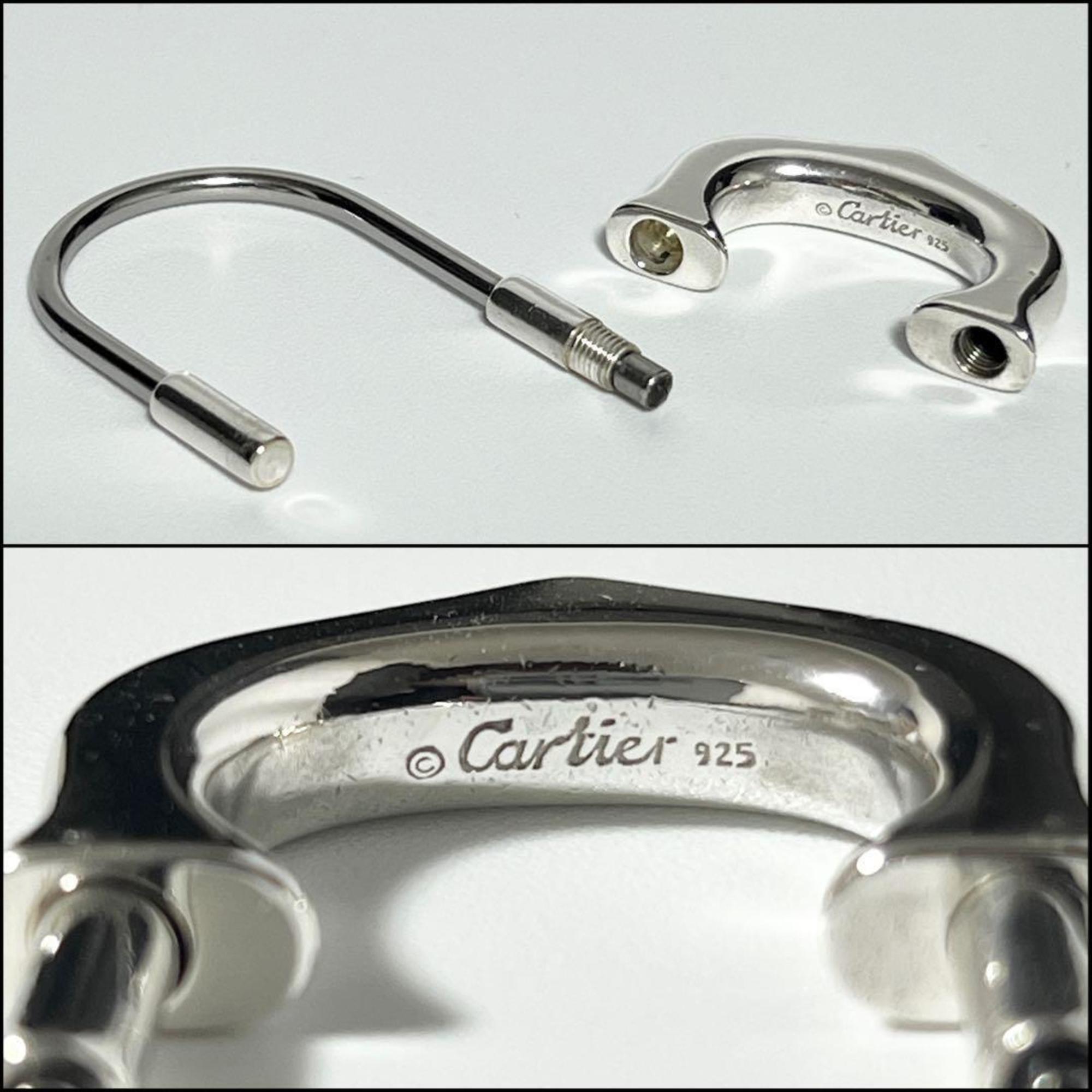 Cartier Men's Key Holder Ring Silver 925