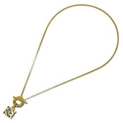 LOEWE Women's Anagram Pendant 925 Silver 24K Gold Plated