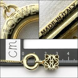 LOEWE Women's Anagram Pendant 925 Silver 24K Gold Plated