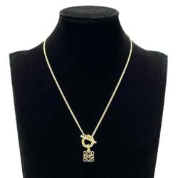 LOEWE Women's Anagram Pendant 925 Silver 24K Gold Plated