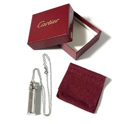 Cartier Women's and Men's Pendant Necklace Pill Case Medicine