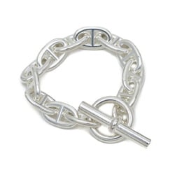 Hermes Chaine d'Ancre TGM Bracelet Silver SV925 12 Links