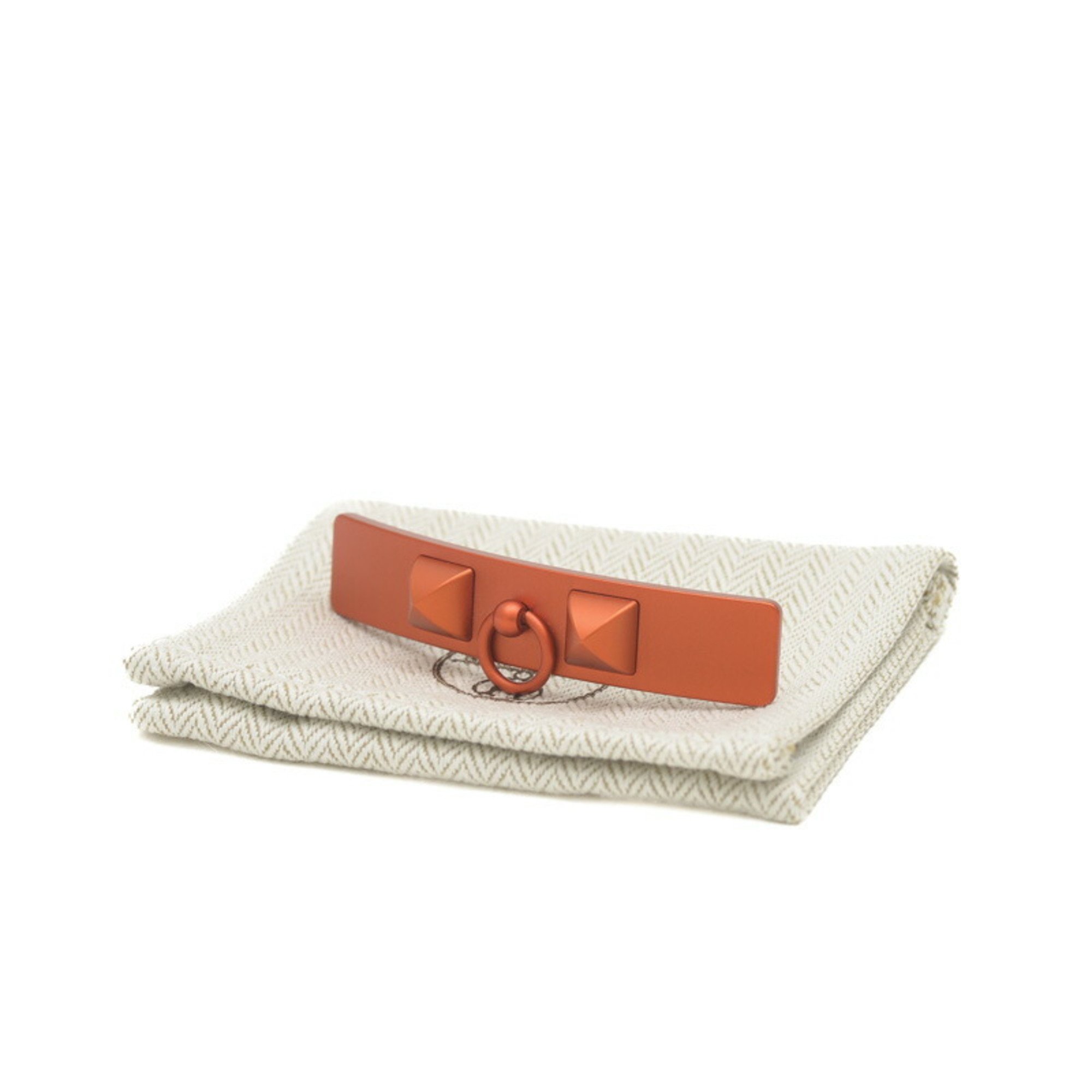 Hermes Barrette Caprice Medor Hair Arum Orange