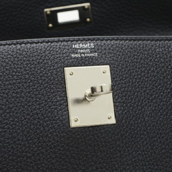 Hermes Kelly 28 Gallop Handbag Togo Blue Indigo Cuivre A Stamp