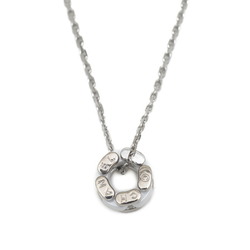 Chanel Ultra Necklace White Ceramic K18WG J3172